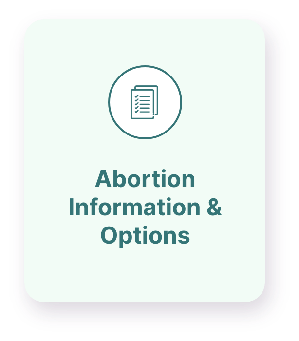 Abortion Info Card